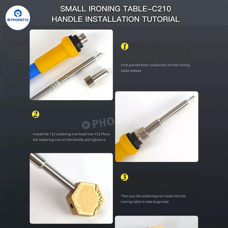 MECHANIC 900M-T-C9+ 936 T12 C210 C245 Soldering Iron Heating Table