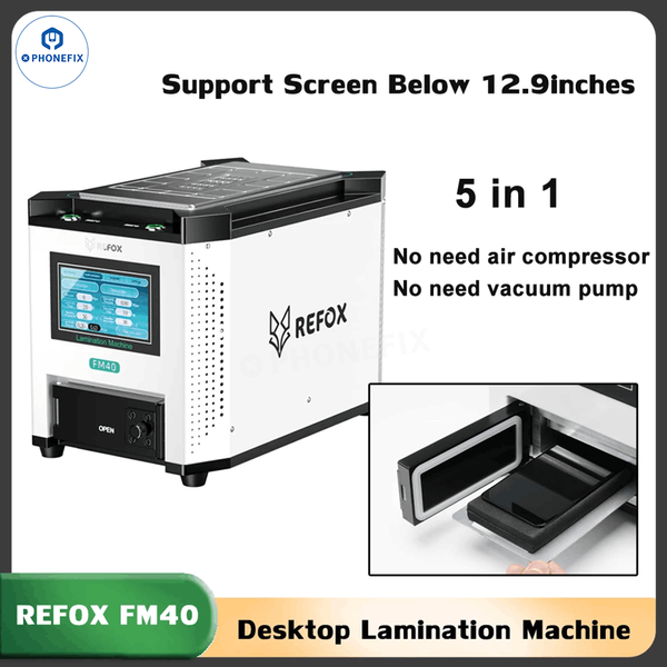 REFOX FM-30 FM40 LCD Laminating Separating Bubble Remover