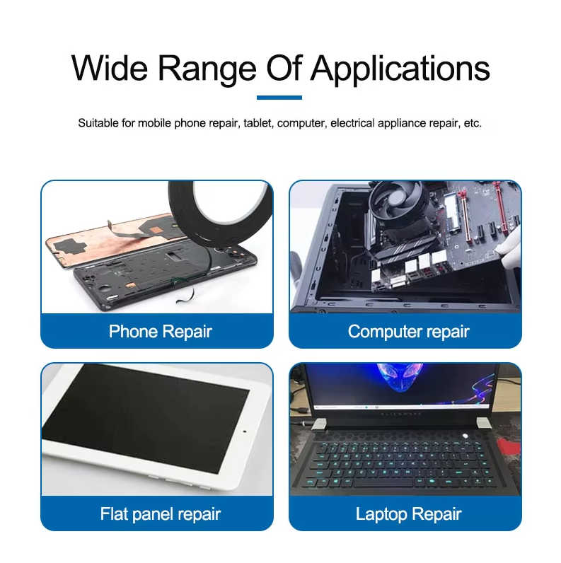 Black Double-sided Adhesive Foam Tape LCD Screen Repair Tape