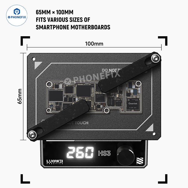 LUOWEI HS3 Preheating Platform Phone PCB Layering IC Glue Remover