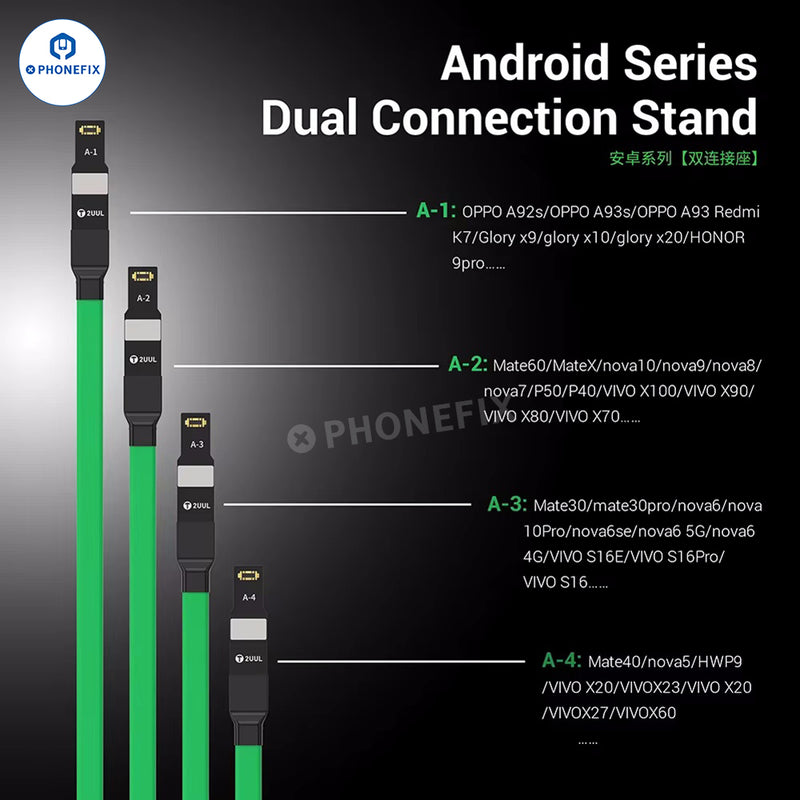 2UUL PW02 iOS Android Power Cable for iPhone 7-16 Huawei VIVO OPPO