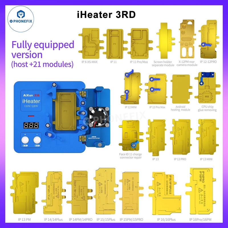 JC iHeater Desoldering Station Heating Plate For Motherboard Face ID Repair