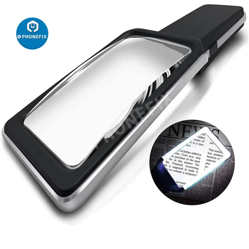 3X Multi-function LED Lighted Magnifying Glass For