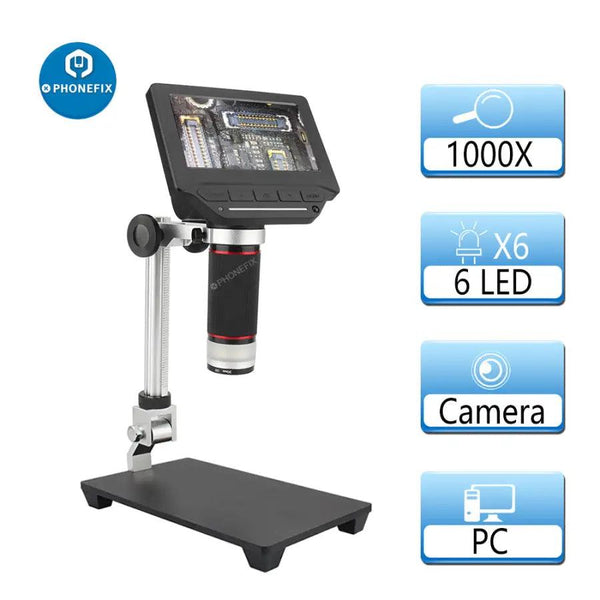 4.3 inch LCD Digital USB Microscope For PCB Soldering Repair - CHINA PHONEFIX