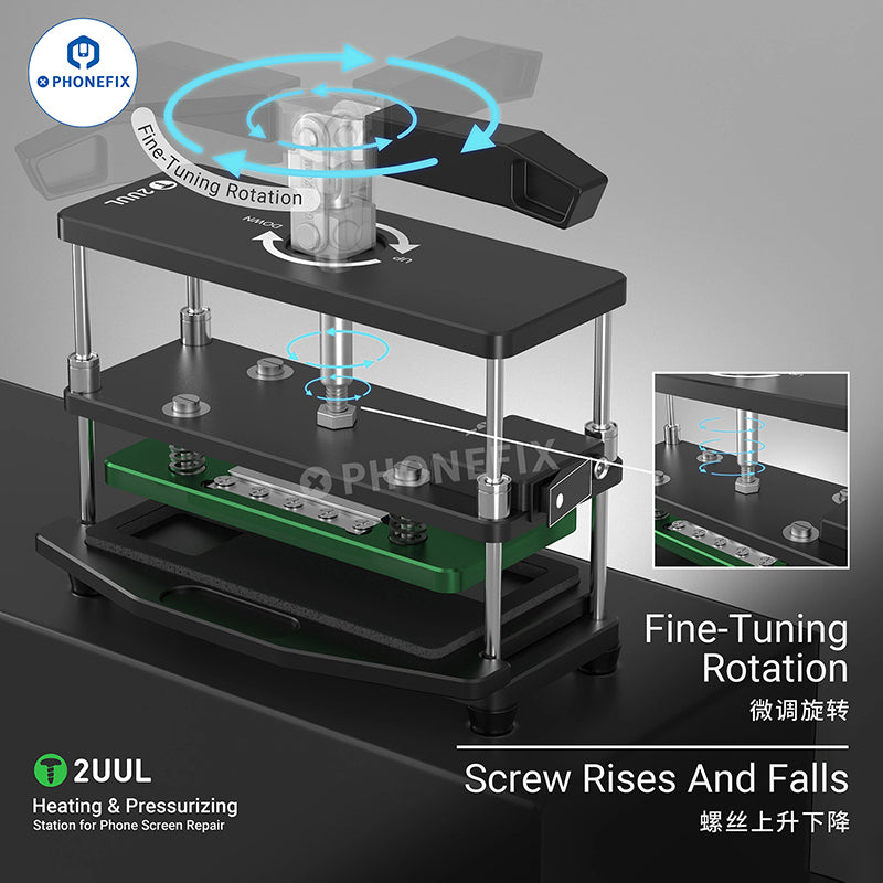 2UUL Heating Pressurizing Station For Phone Screen Pressure Repair