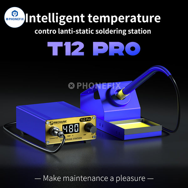 Mechanic T12 Pro Anti-Static Soldering Station With Iron Tip