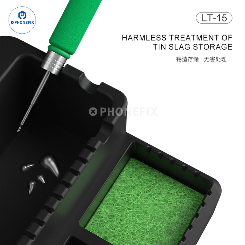 MIJING LT-15 Soldering Iron Companion With Cleaning Storage Area