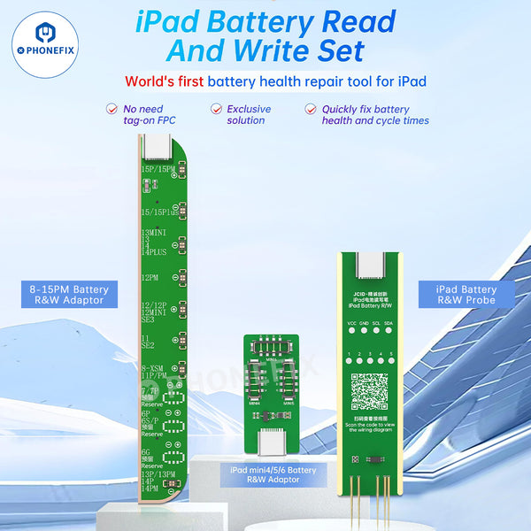 JCID iPad Battery Health Charging Cycle Read Write Adaptor