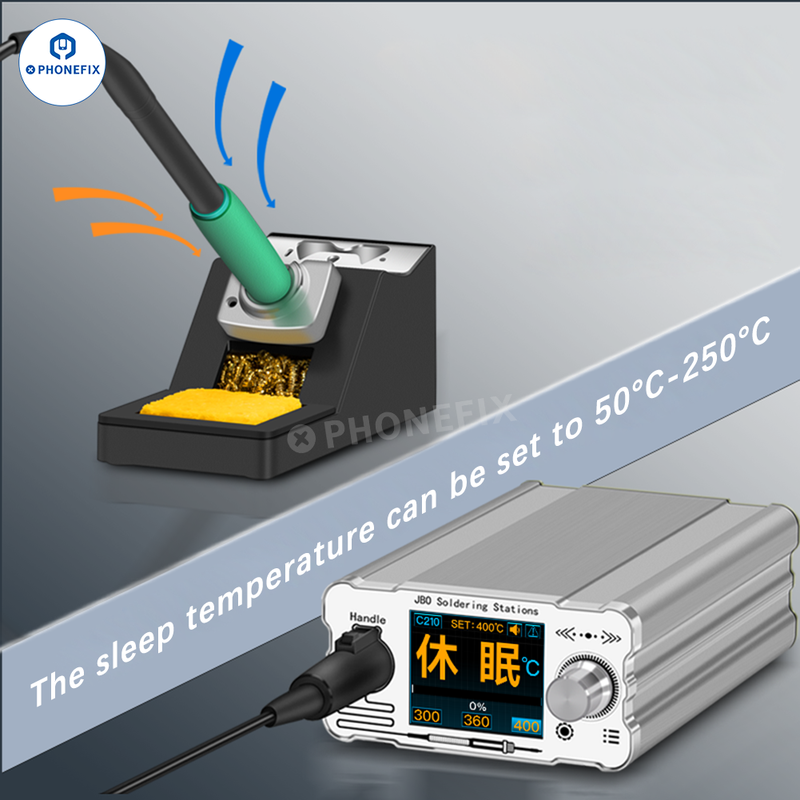 ZH-C210 Pro Precision Soldering Station With C210 Iron Tips