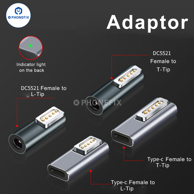 Type C USB Female To Magsafe1 2 3 Adapter Converter For MacBook