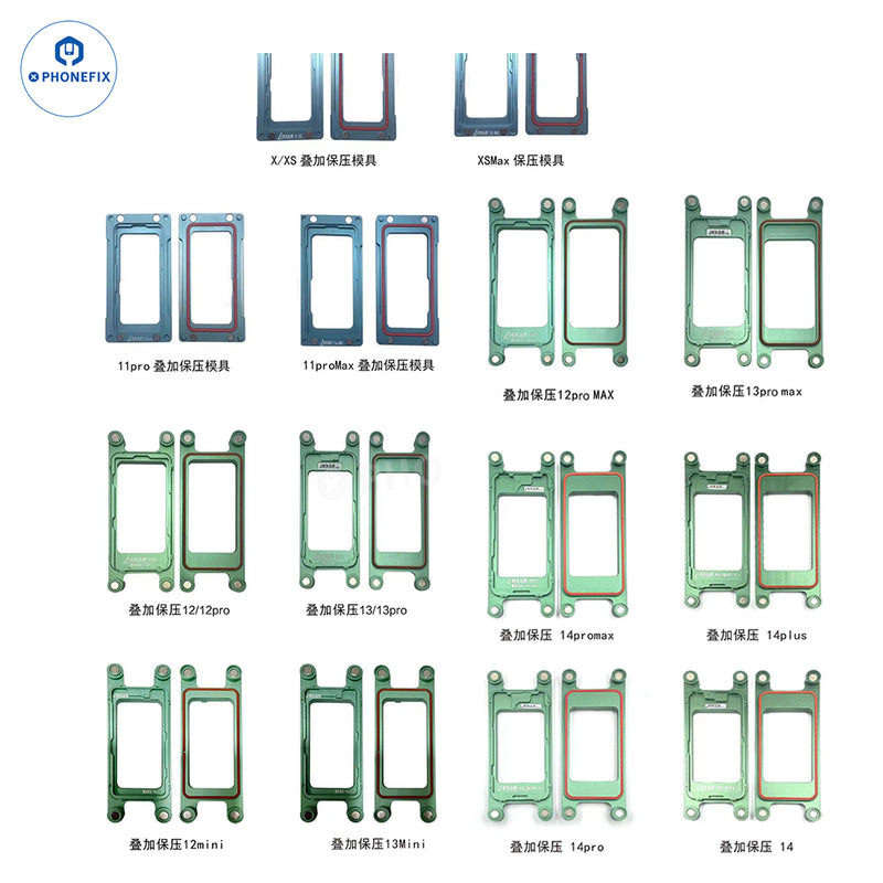 LCD Frame Pressure Holding Mold For iPhone X-15 Pro Max