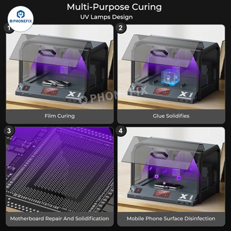 Xwitzeal X1 Laser Engraving Film Cutting UV Curing All-In-One Machine