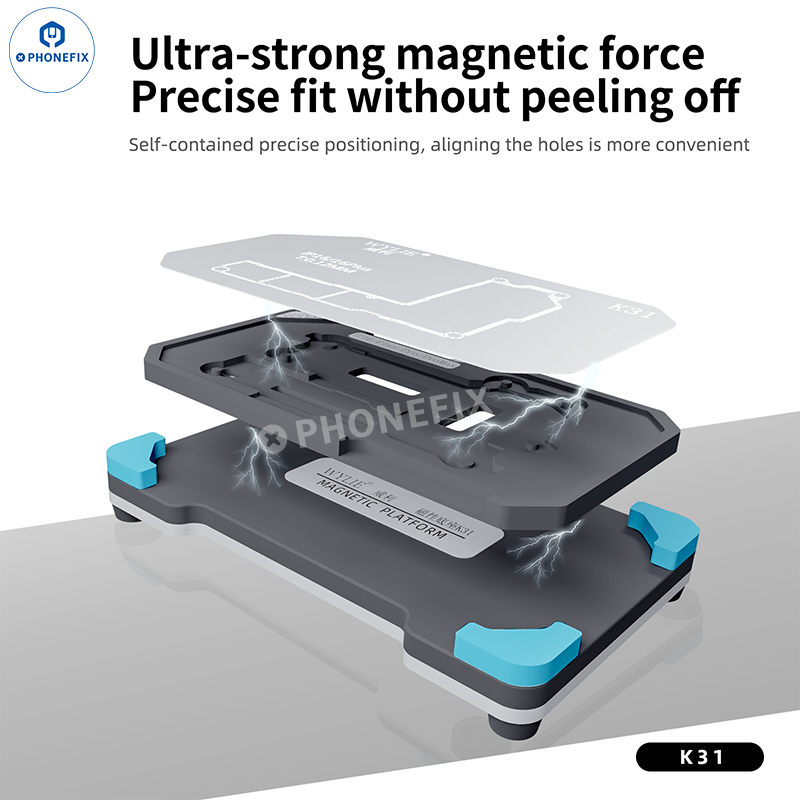 WYLIE K31 iPhone X-16 Pro Max Middle Layer Magnetic Reballing Platform