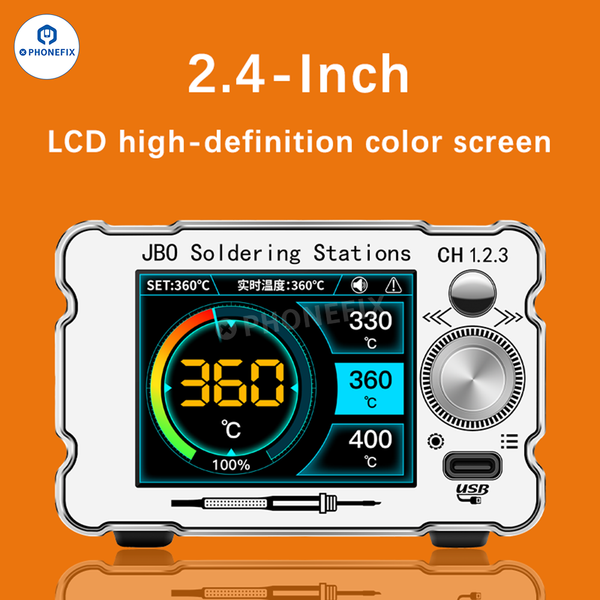 ZH-C210 Pro Precision Soldering Station With C210 Iron Tips