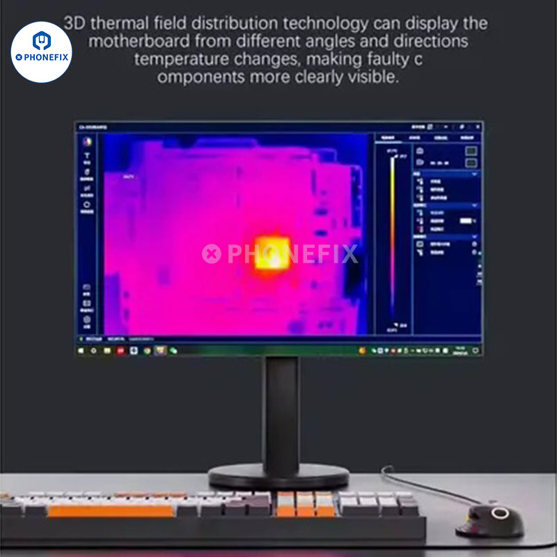 TBK 2202 3D Infrared Thermal Camera Motherboard Fault Diagnosis Imager