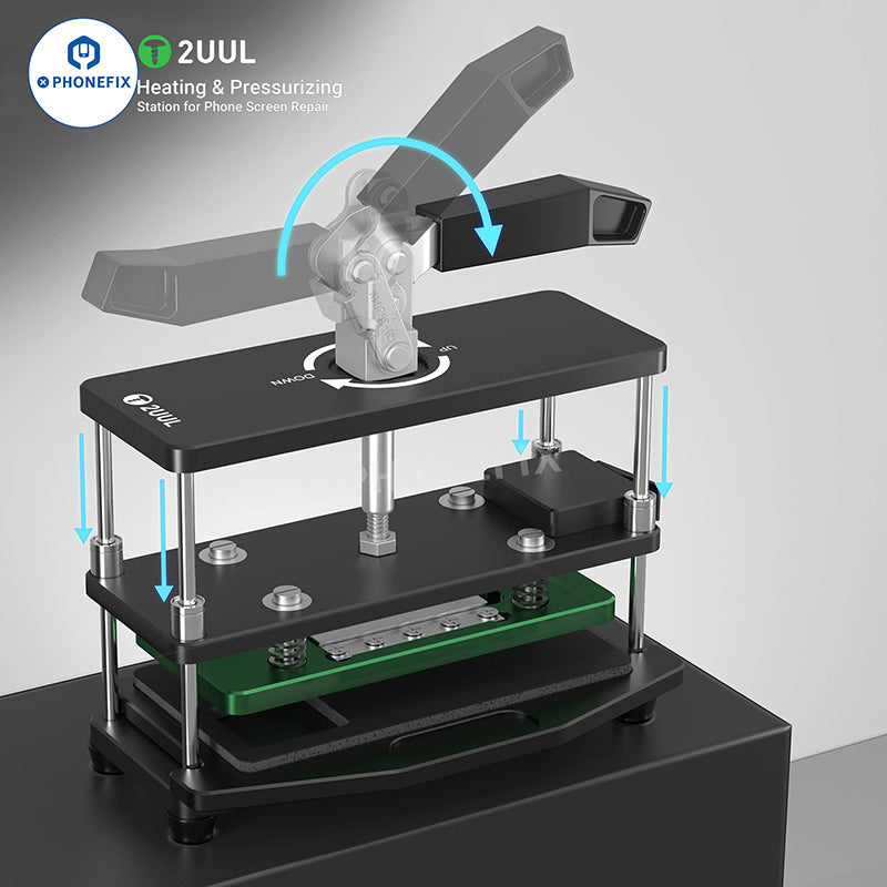 2UUL Heating Pressurizing Station For Phone Screen Pressure Repair