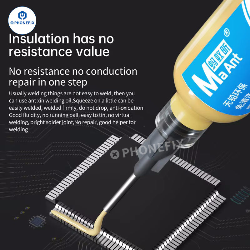 MaAnt BGA Solder Paste Halogen-free Lead-free Repair Flux