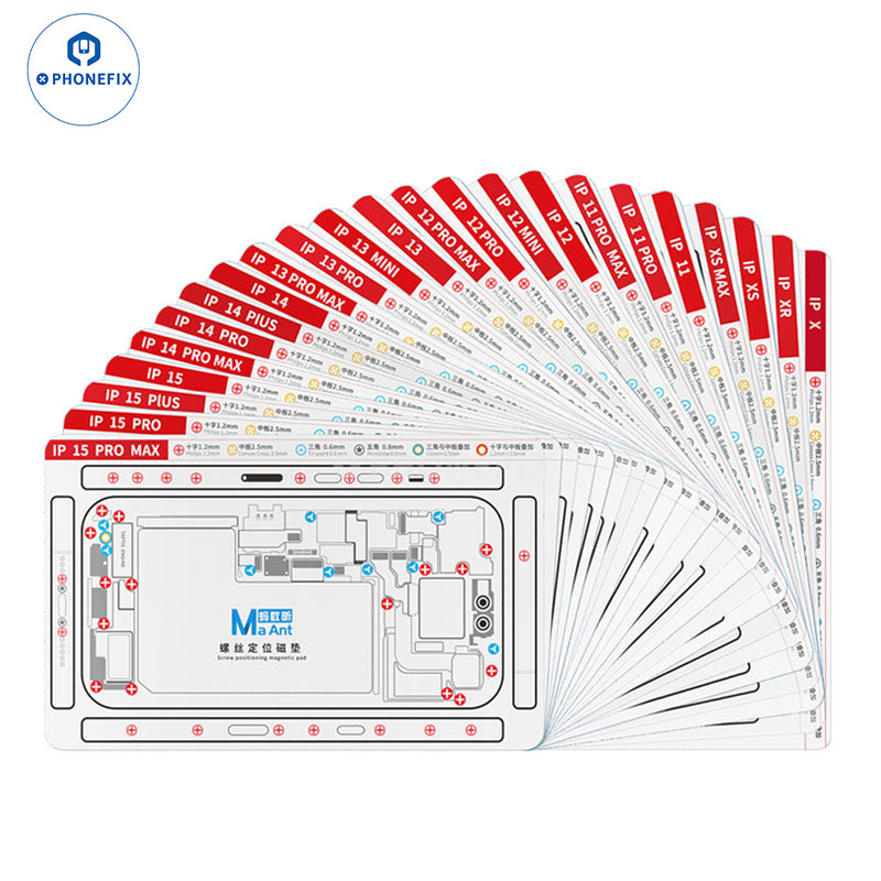 Double-sided Screw Positioning Magnetic Pad For iPhone X-15 Series