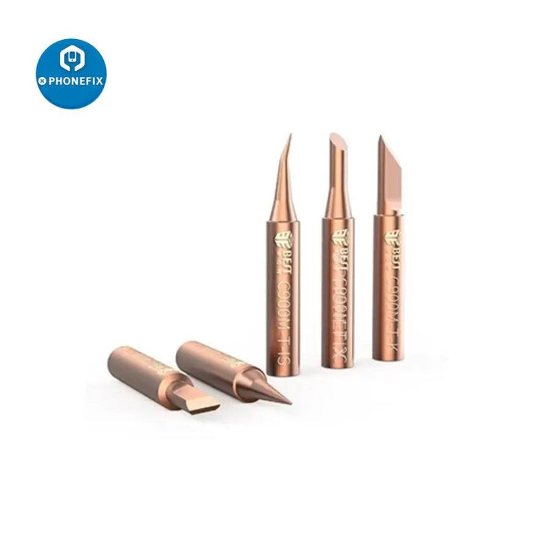 5pcs/Set BEST Original Welding Nozzle Oxygen-free copper Solder Iron Tip - CHINA PHONEFIX