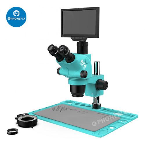 6.5-65X 7-50X Zoom Trinocular Stereo Microscope With HD Camera Monitor - CHINA PHONEFIX