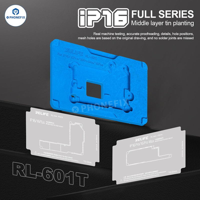 RL-601T iPhone X-16 Middle Layer BGA Reballing Planting Tin Platform