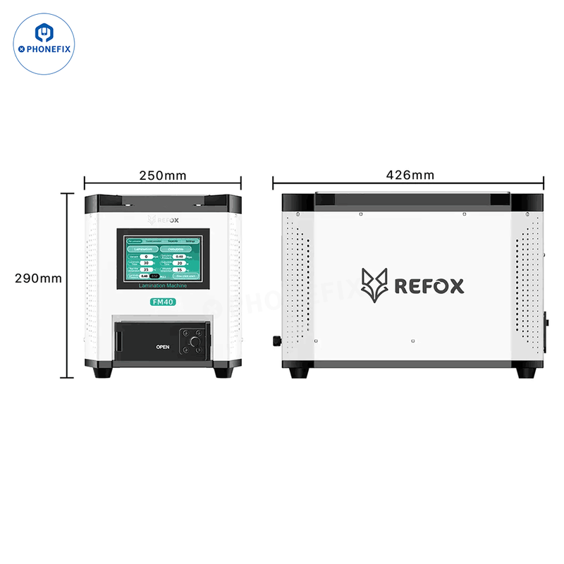 REFOX FM-30 FM40 LCD Laminating Separating Bubble Remover