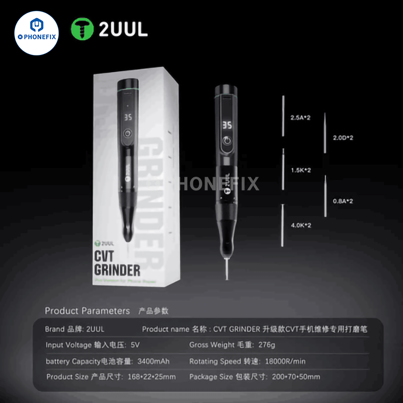 2UUL CVT Grinder Stepless Speed Control PCB IC Grinding Pen