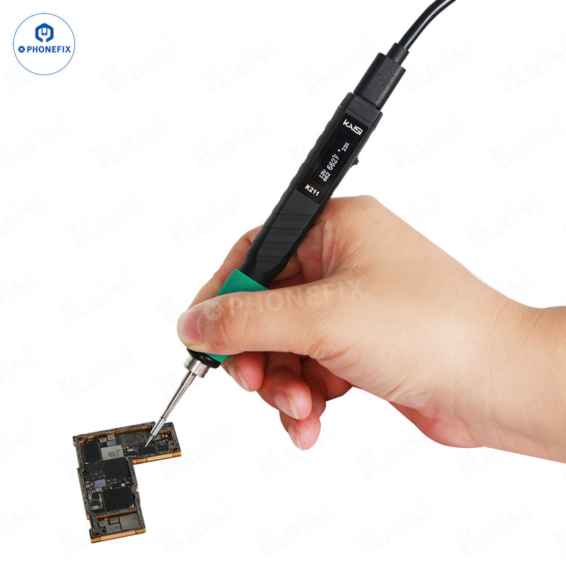 Kaisi K211 Portable USB Electric Soldering Iron With C210 Tips