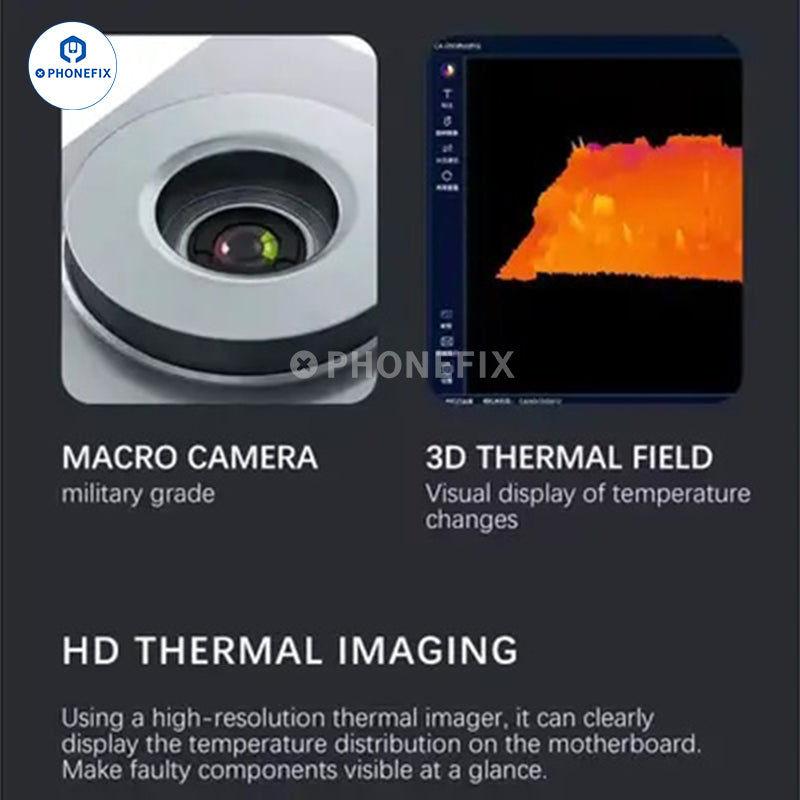 TBK 2202 3D Infrared Thermal Camera Motherboard Fault Diagnosis Imager