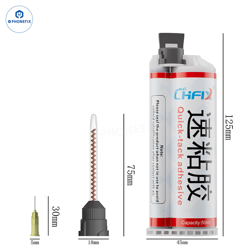 CHFIX Quick Adhesive Curing Glue for Phone LCD Glass Frame