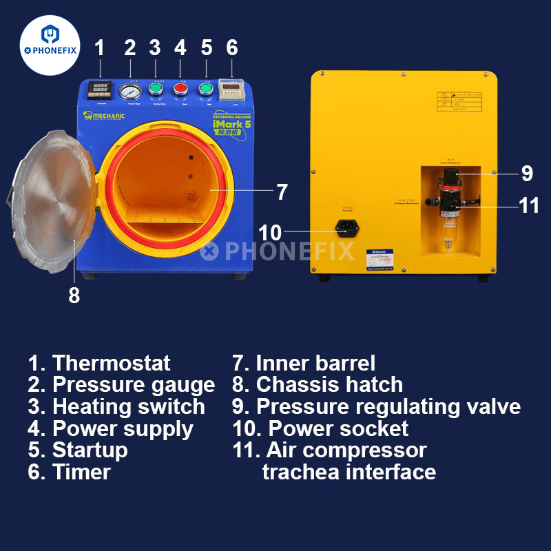 Mechanic Automatic iMark 5 Mini Air Bubble Removal Machine