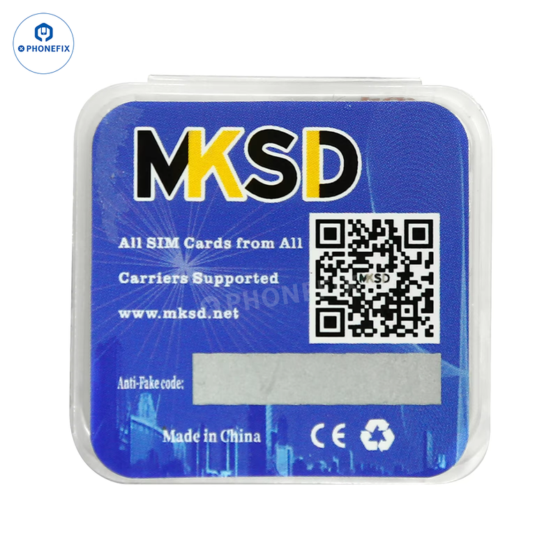 MKSD iOS 18 SIM Unlock Card with Single-sided Adhesive For iPhone 16 Series