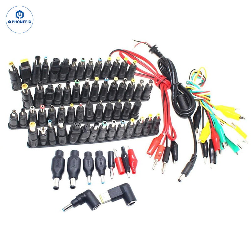 44pcs Universal DC Power Supply Adapter Connector Plug Power Adapter