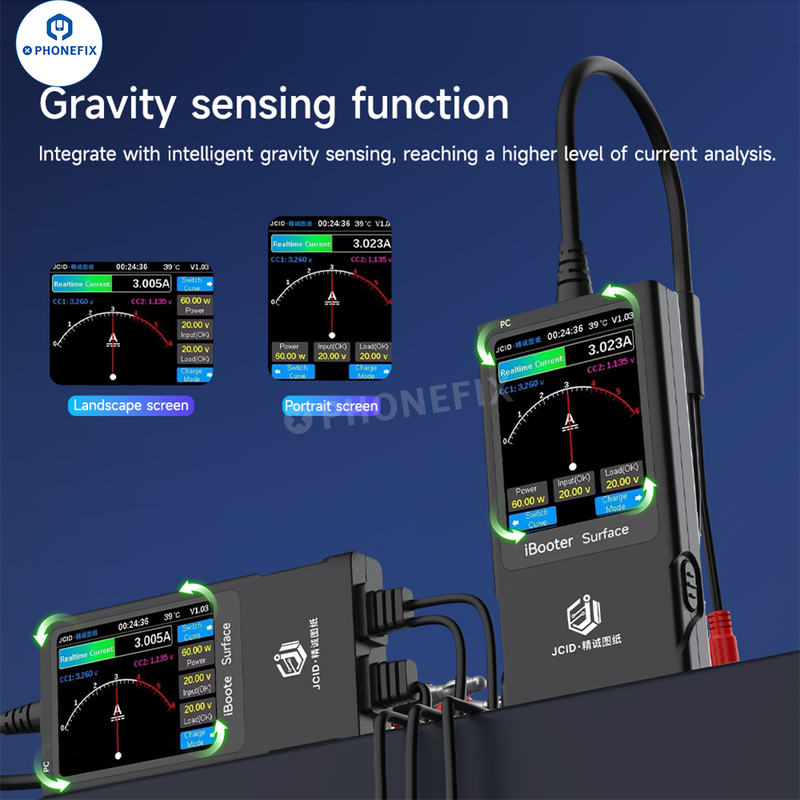 JC Drawing iBooter Surface Current Analyzer Real-time Data Monitoring