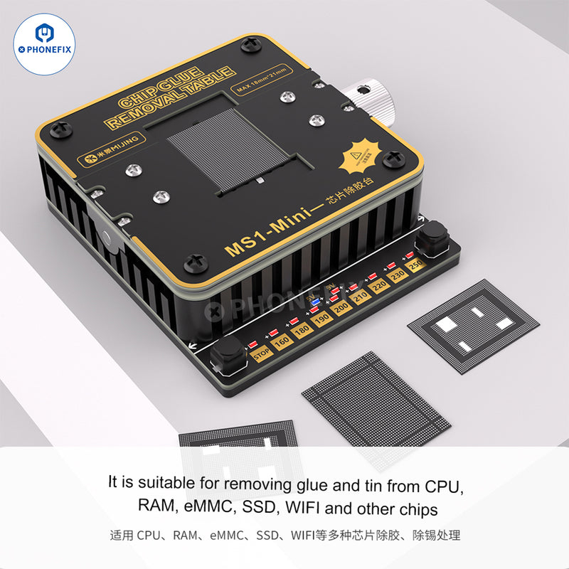 MIJING MS1-MINI Chip Glue Removal Table Heating Platform