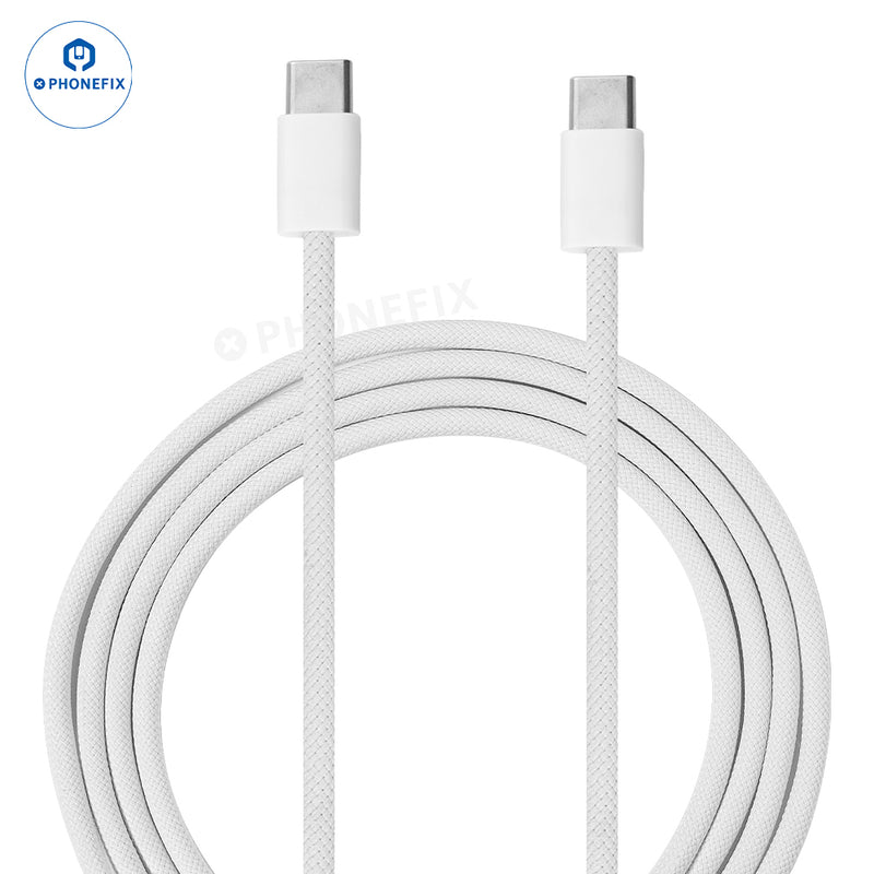 For iOS Android 1M USB Type-C Lighting PD Fast Charging Cable