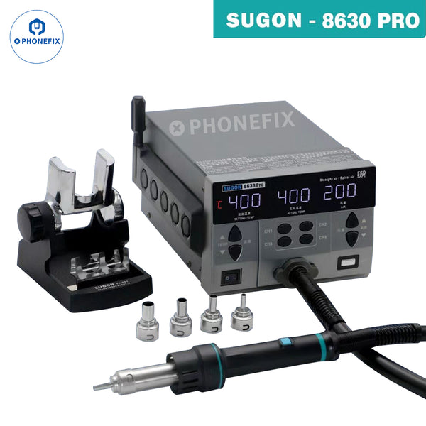 Sugon 8630Pro Intelligent Hot Air Gun BGA Rework Station