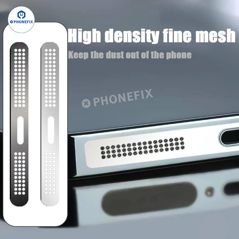 Metal Speaker Dustproof Net Sticker For iPhone 11-16 Pro Max