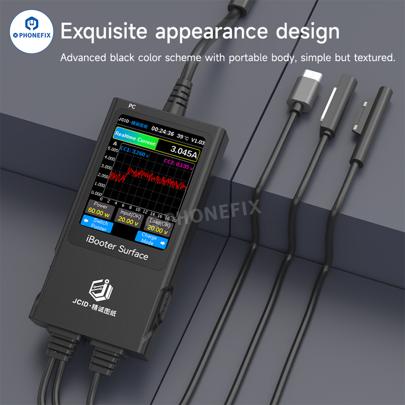 JC Drawing iBooter Surface Current Analyzer Real-time Data Monitoring