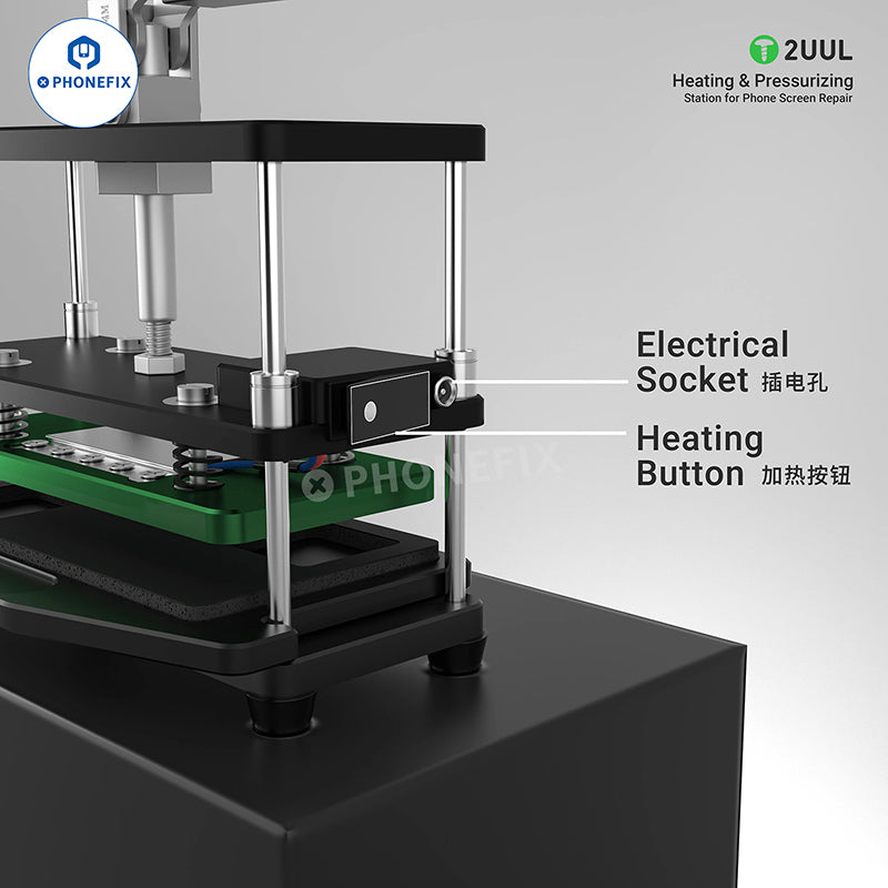 2UUL Heating Pressurizing Station For Phone Screen Pressure Repair