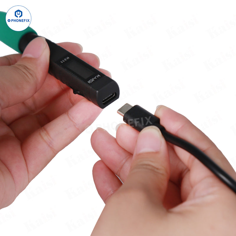 Kaisi K211 Portable USB Electric Soldering Iron With C210 Tips