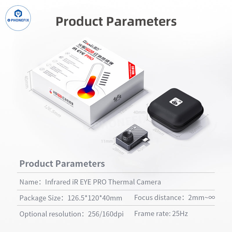 QianLi Fire Eye Pro Infrared Thermal Camera PCB Fault Diagnosis Tool