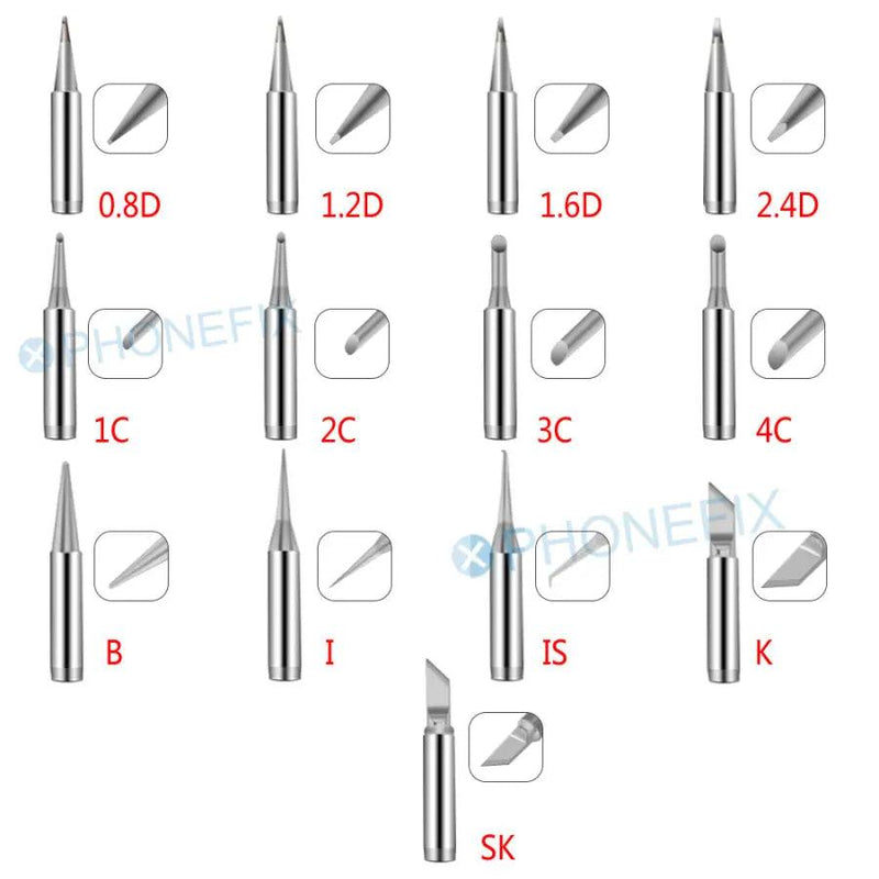 900M-T Welding Head BGA Solder Iron Tip For 936 852D 909D