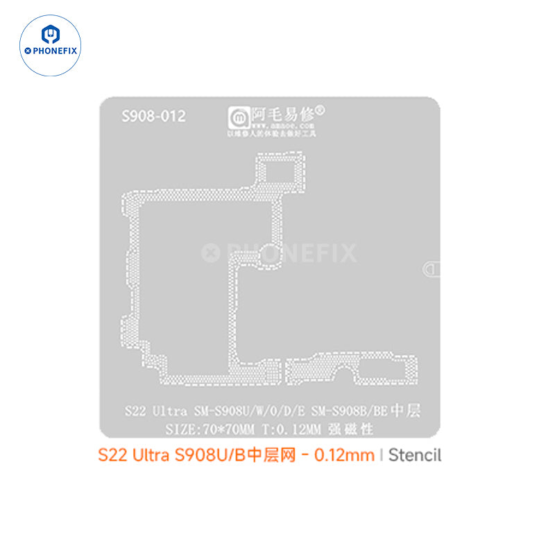 AMAOE Middle Layer BGA Reballing Stencil For SAMSUNG