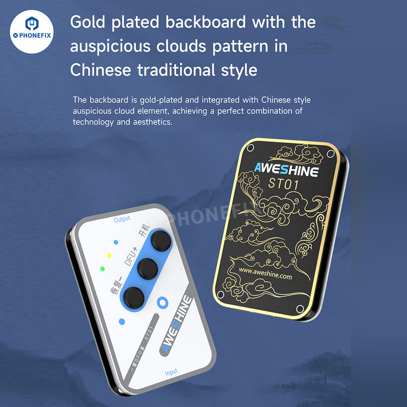 ST01 One-key DFU Box for iPhone X-16 Pro Max Recovery Mode