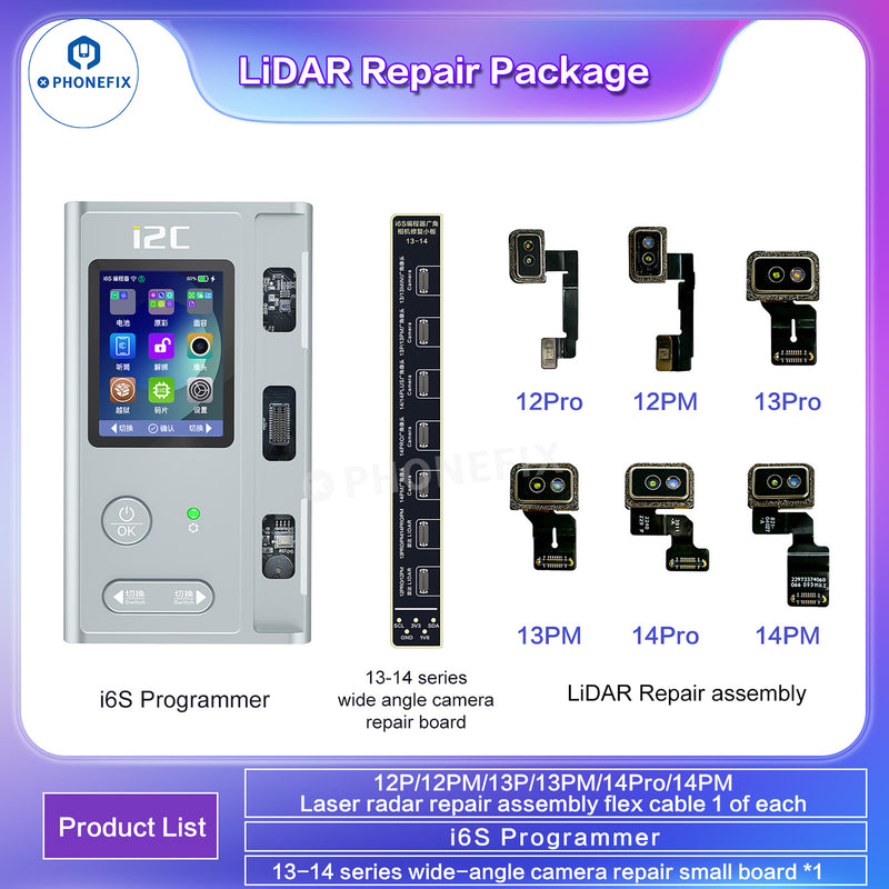 i2C Laser LiDAR Repair FPC Cable Chip For iPhone 12-14 Pro Max