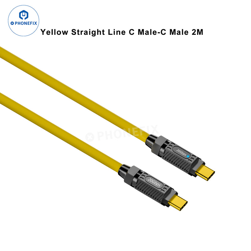 Mechanical Keyboard Data Cable Type-C to USB Spring Wire