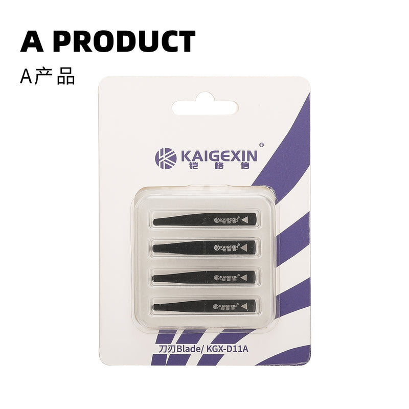 Kaigexin CPU Glue Removal Blade Kit Chip Scraper Pry Knife