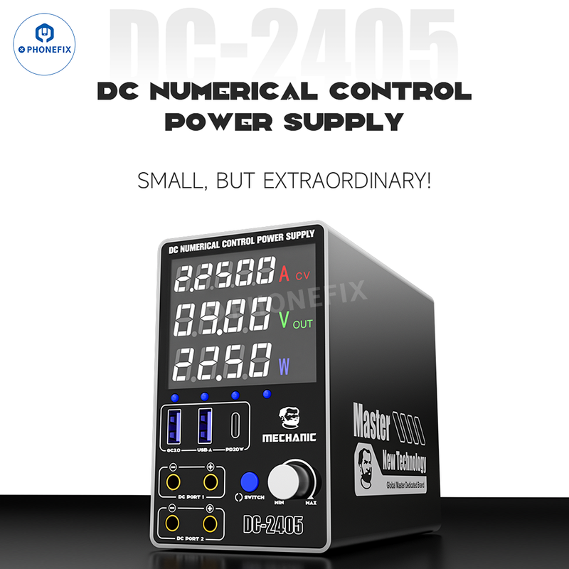 MECHANIC DC-2405 Digital Dual Channel DC Power Supply 24V 5A