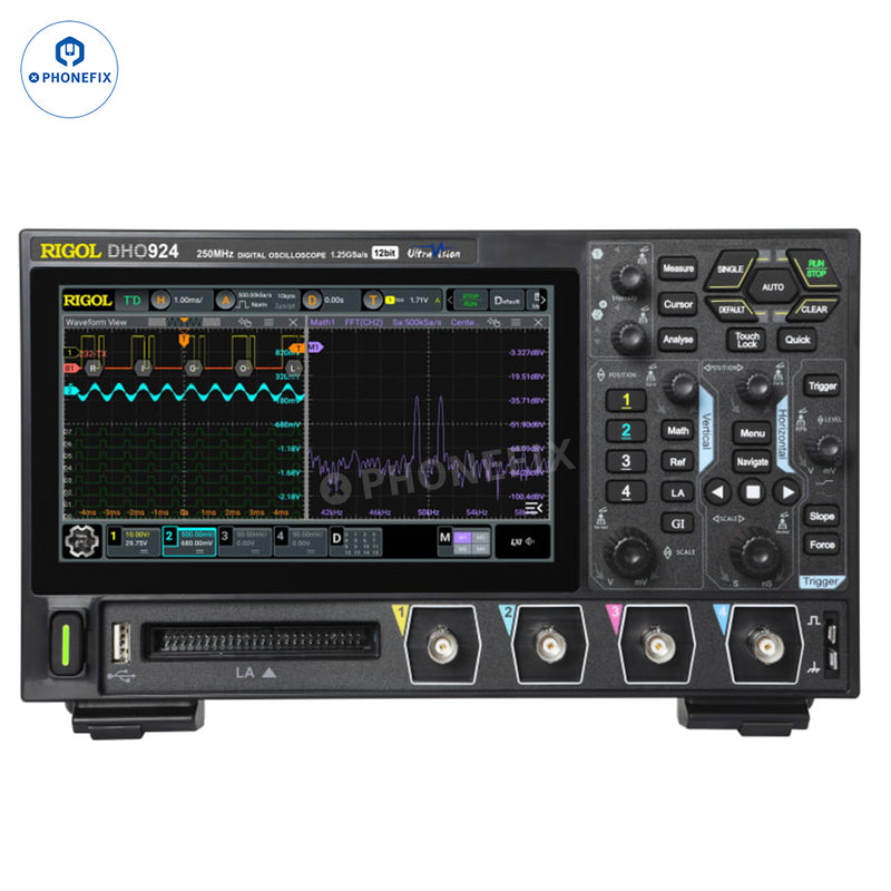 RIGOL DHO914 DHO924S Digital Oscilloscope 4 Channels 250MHz